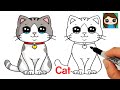 How to Draw a Cat Easy 🐾