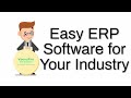 Easy erp software for your industry  erp software  erp system  erp solutions  erp software demo