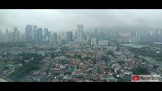 Jakarta mendung setelah Hujan lebat 29 Januari 2024
