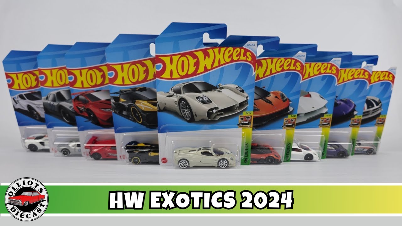 Hot Wheels Exotics 2024 - The Complete Set - YouTube
