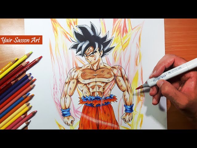 Como Desenhar Goku Limit Breaker Dragon Ball Super - How to Draw Goku  #dcanimesdraw #pinterest #anime #manga #drawing #desenho…