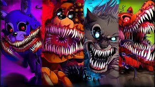 [SFM] Five Night at Freddy's Twisted mode all jumpscares +office