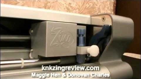 Inserting the Blade Holder Into The KNK Zing Die Cutting Machine