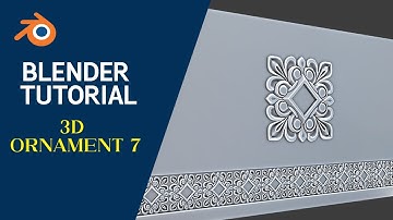 3D Ornament 7 - Blender 3D Tutorial