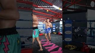 Rare footage of Saenchais “unorthodox” training techniques 🤔🤣 #shorts