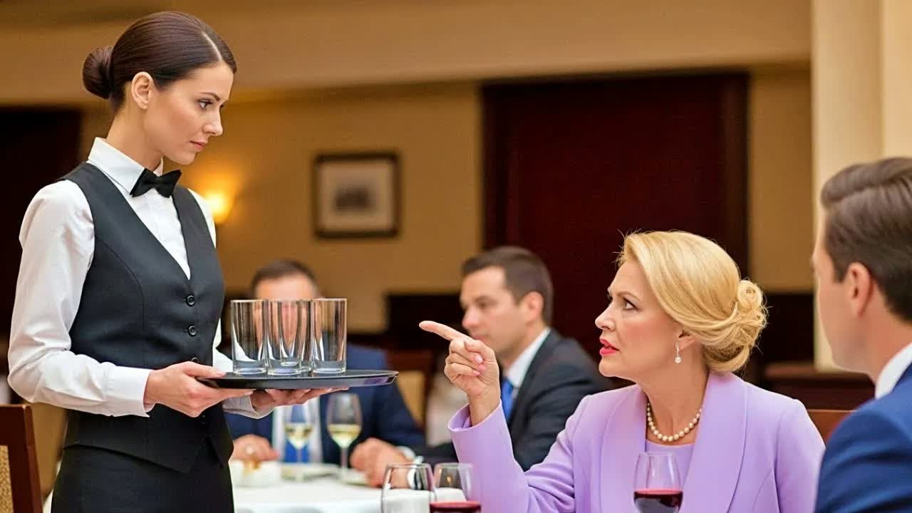 Donna Ricca Offende Cameriera, ma si Dispera quando Vede chi è il Proprietario del Ristorante