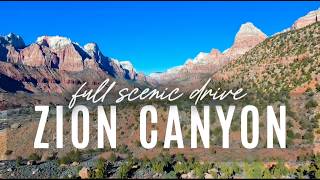 Zion Canyon Scenic Drive 4K ✨ Zion National Park Utah | January 2026