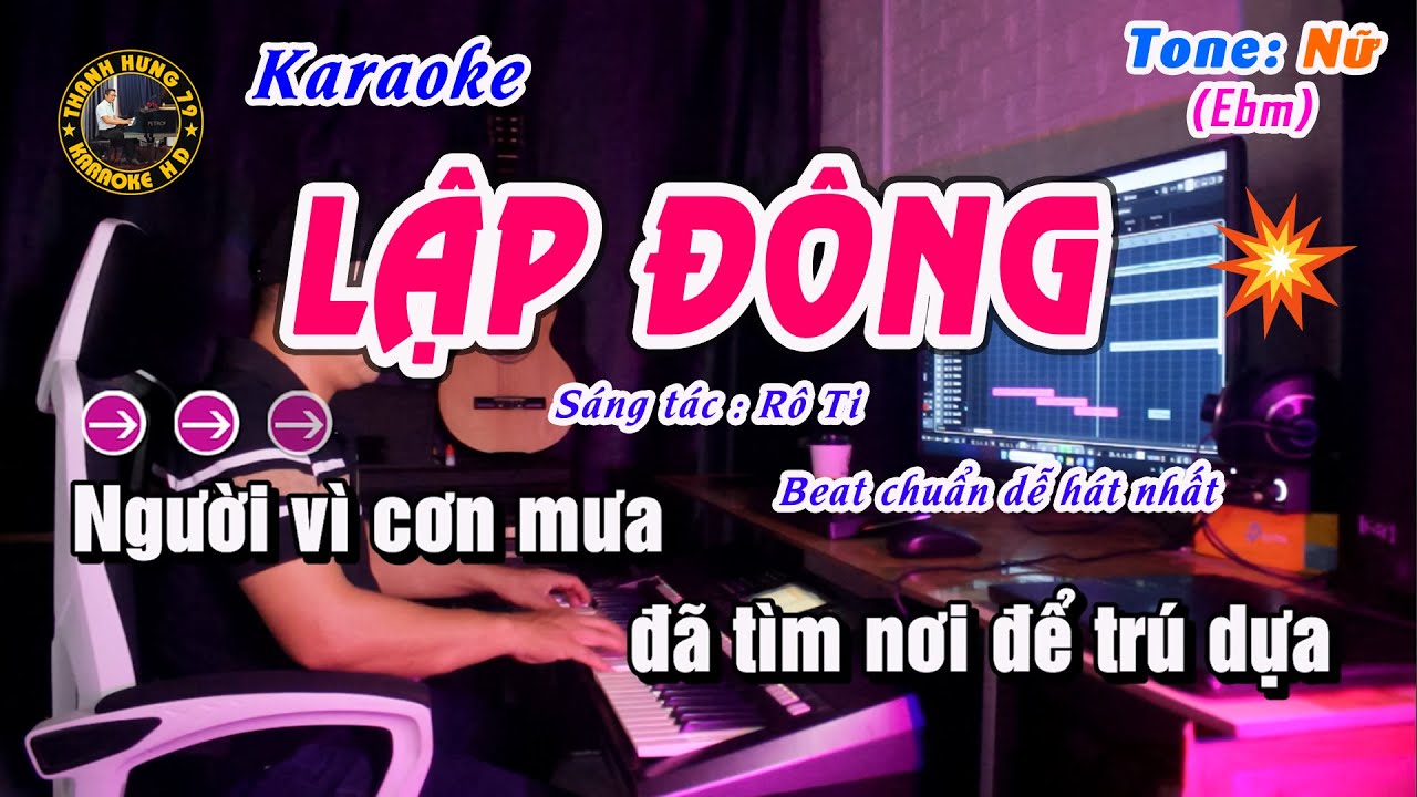 Lập Đông Karaoke Tone Nữ | Beat Chuẩn Dễ Hát Nhất | Thanh Hưng 79