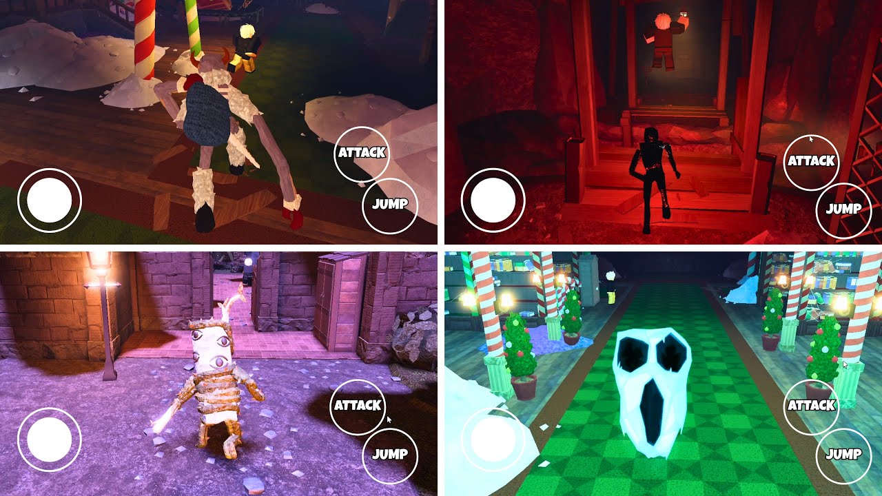 What if i Become Everyone in Doors : Cringle's Workshop, The Outdoors, Floor 1 & Floor 2 