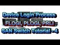 Steps Of Device Login Process FLOGI PLOGI and PRLI In SAN Switch Part 4