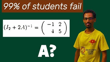 How to Solve The Matrix Equation | Step-by-Step Tutorial