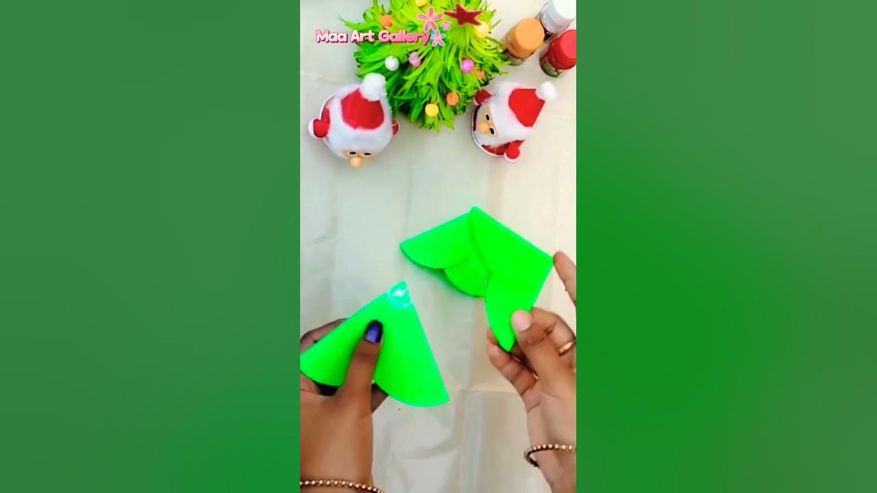 DIY Christmas Tree Making / Christmas Paper Tree Making 2023 / How to