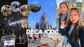 *flying across the country* school trip DECA ICDC 2023 vlog | sophomore year 👩🏻‍💼🛩️