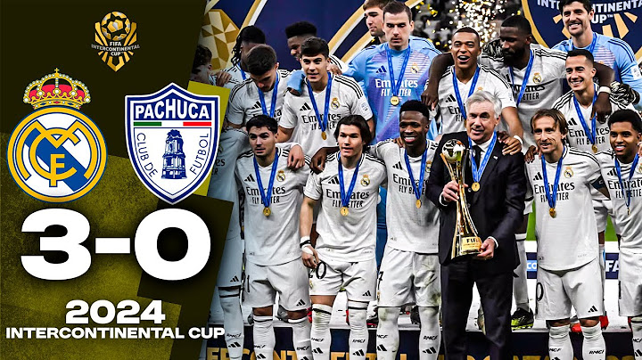 Real Madrid CAMPEÓN de la COPA INTERCONTINENTAL 2024 🏆 Real Madrid 3-0 Pachuca – 18/12/2024