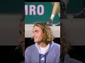 The favorite memory of Tsitsipas during ABN AMRO Open is... 🍫 #experience #abnamro #tennis #taste