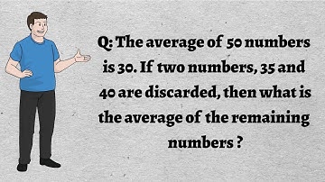 The average of 50 numbers is 30. If two numbers, 35 and 40 are discarded, then the average of