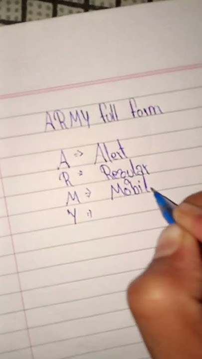 army-ka-full-form-short-viralvideo-youtube