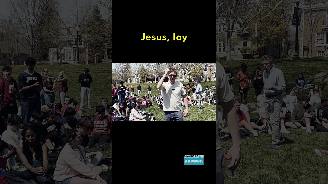 Stuart Knechtle | Indiana | Only Jesus. Not Muhammad, Not Buddha, Not Confucius | Give Me an Answer