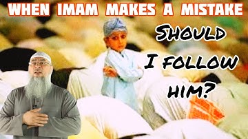 What to do if imam makes mistake in rakah & doesn