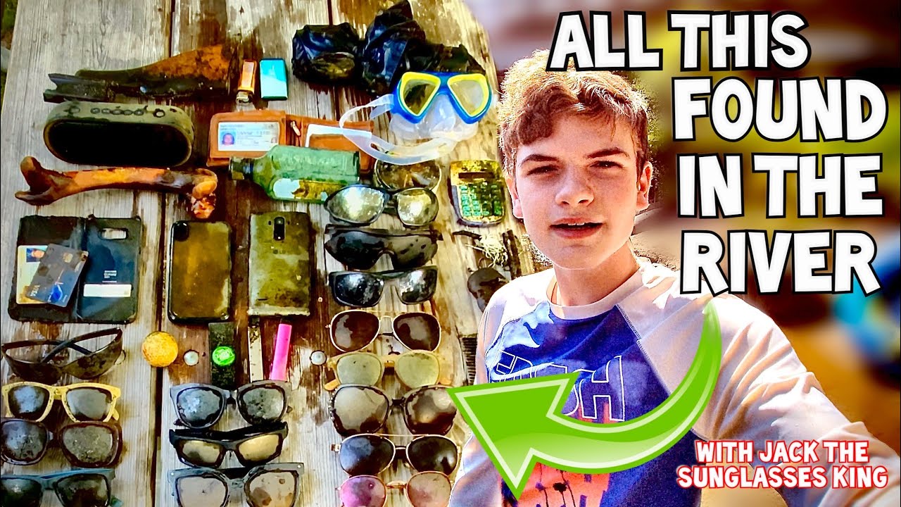 SUNKEN TREASURES FOUND IN THE RIVER