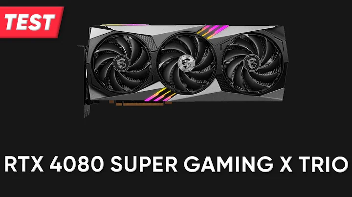 MSI GeForce RTX 4080 Super Gaming X Trio: Desempenho Testado!