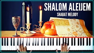 Video thumbnail of "SHALOM ALEIJEM - La canción más famosa de SHABAT - 🕯️✡️  🎹🕯️ - שלום עליכם"