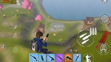Rocket Royale SAKURA DESERT MAP GAMEPLAY WITH BUNKER AND BLIMP EVENT - Android Gameplay #611