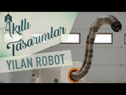 Tehlikeli Yerleri Görmek İçin Geliştirilen Yılan Robot