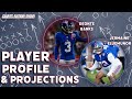 Jermaine Eluemunor &amp; Deonte Banks | Giants Player Profile &amp; Projections | 37