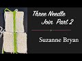 Three Needle Join Part 2 - Joining rows to rows in Stockinette and Garter Stitch