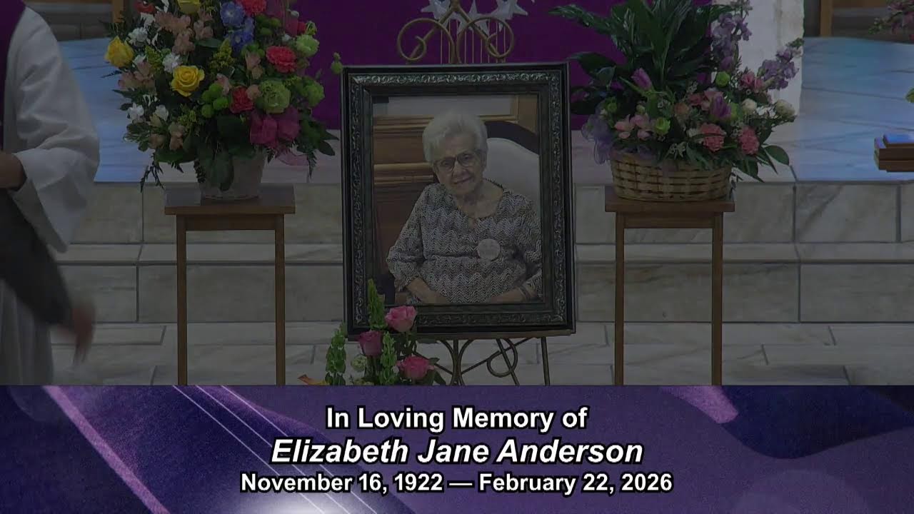 Betty Anderson Memorial Service