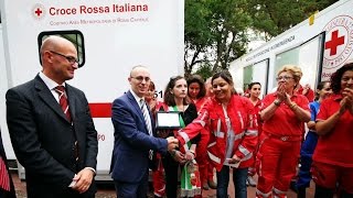 Latter-day Saints in Italy Donate Field Kitchen to Italian Red Cross
