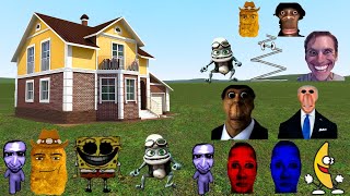 Too Much Nextbots Vs Houses (Part 8) - Garry's Mod