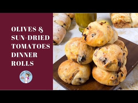 Video: Buns With Feta Cheese And Sun-dried Tomatoes