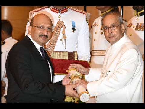 Dr Praveen Chandra conferred the Padma Shri Award