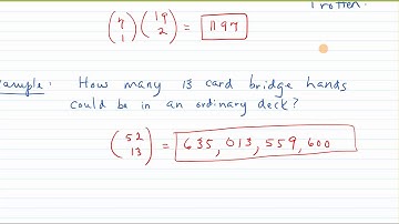 Section 8.2 Combinations