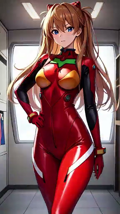 Asuka Soryu from anime *Evangelion*❤️🧡