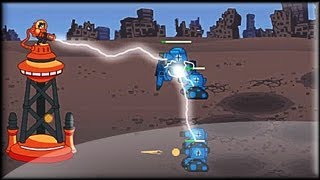 Tesla Defense - Game preview / gameplay (1-13 lvl)