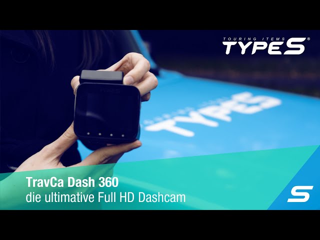 TravCa Dash 360  Dashcam 360 Grad Rundum Blick Vorne, Hinten