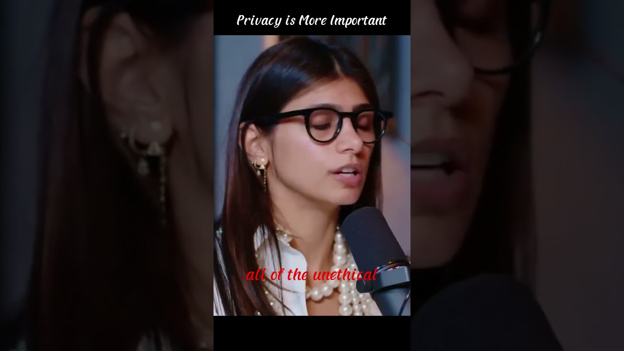 ⁣Mia Khalifa on speak on privacy is more important #viral  #miakhalifa #marianrivera