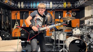 Metallica - Shadows Follow - Guitar Cover Playthrough Marcel Maminski 13 Years Old