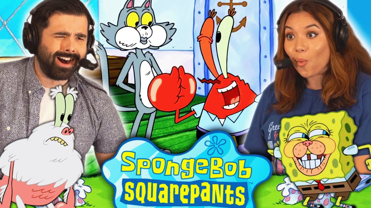 We Watched SPONGEBOB SEASON 9 EPISODE 9 AND 10 For the FIRST TIME! KENNY THE CAT & YETI KRABS