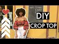 How to diy crop top en wax   oceanelevenstyle