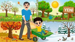 Yeni̇ - Mevsimler / İlkbahar Şarkısı🦋☁️🌱Eğitici Ve Eğlenceli Çocuk 🎶Çizgi Film
