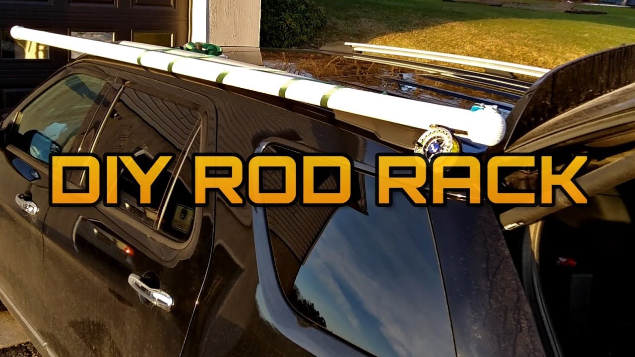 How to Build a Cheap DIY Fishing Rod Holder for your Car!! 