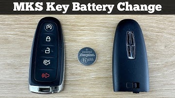 2013 - 2016 Lincoln MKS Key Fob Battery Replacement - How To Replace Change MKS Remote Batteries DIY