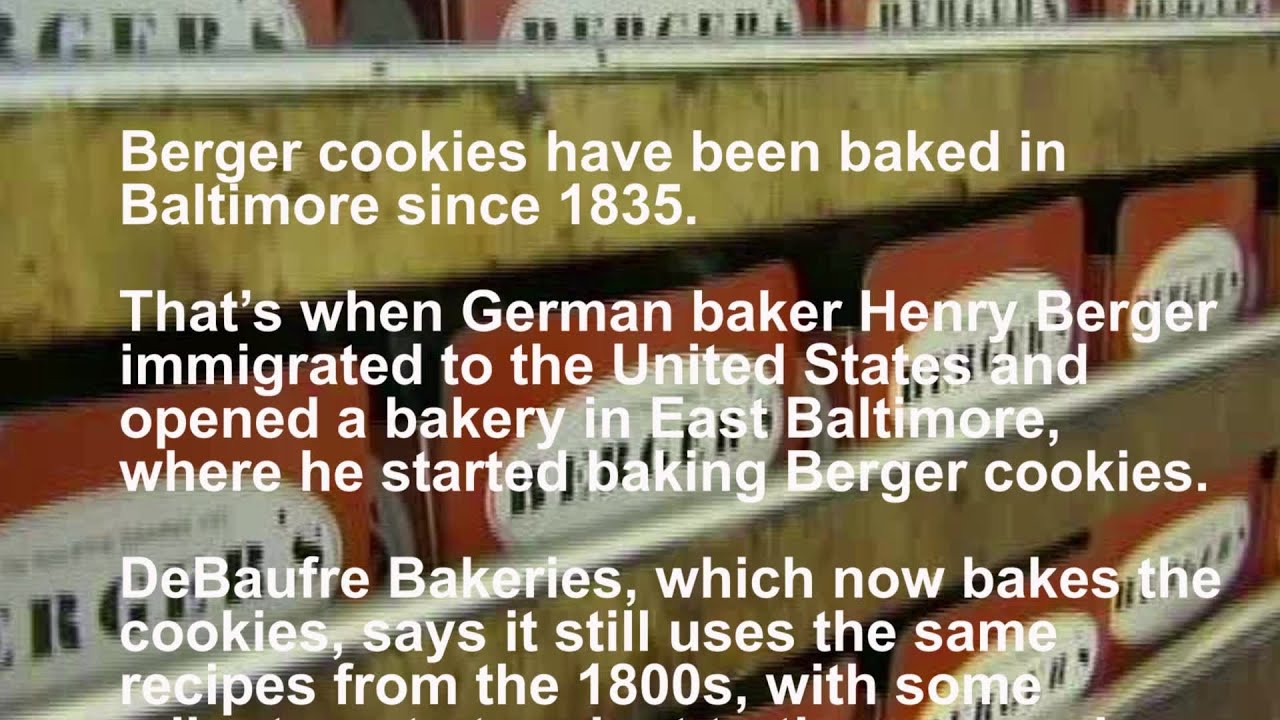 Berger cookies' long history in Baltimore YouTube