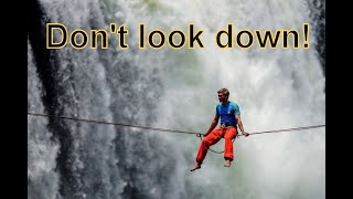 Learn English  through the short article (Don't look down) تعلم  الانجليزية من خلال  المقال القصير