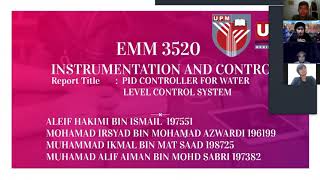 EMM 3529 Instrumentation & Control - PID Controller