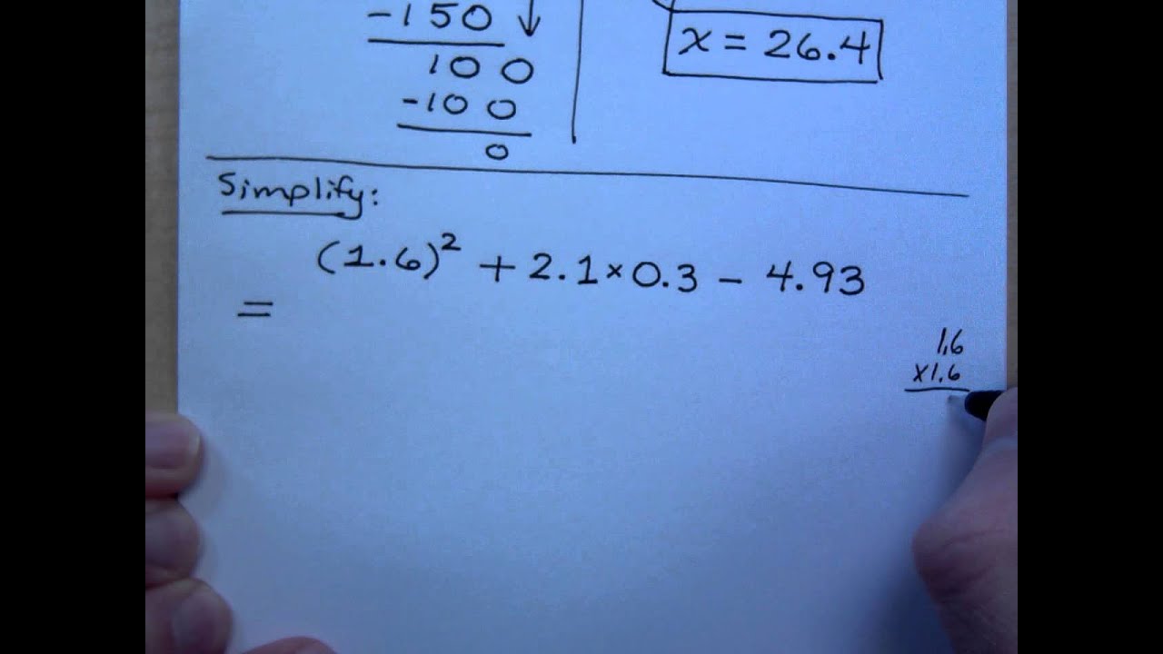 Prealgebra - Part 95 (Applications with Decimal Numbers)